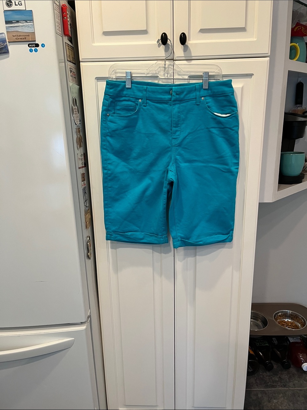 So Slimming Tuorquise shorts 10” Size 1.5
